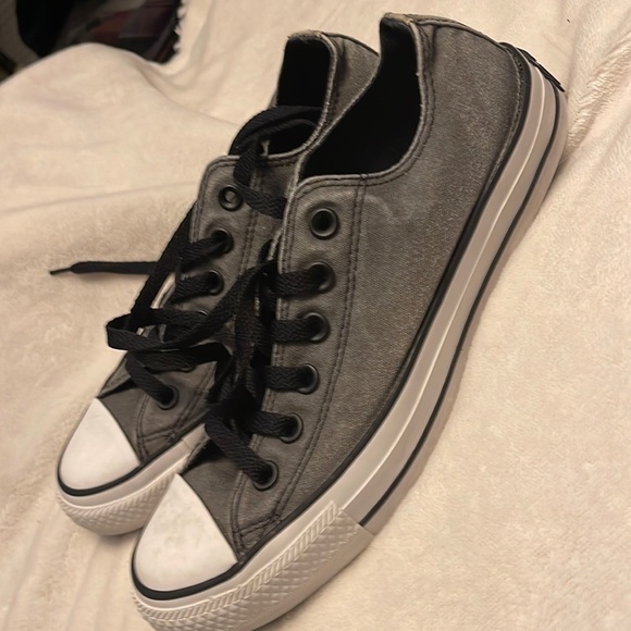 Shoes - Converse all stars unique gray wash with black trim